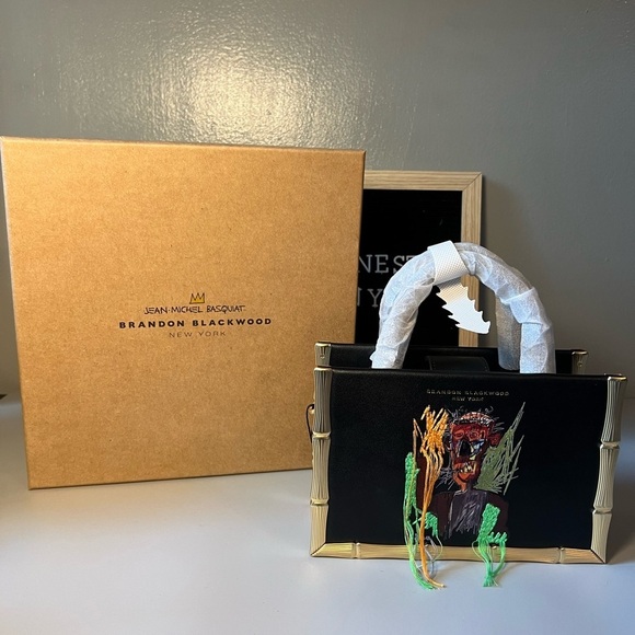 Limited Edition Brandon Blackwood Bamboo Basquiat Bag - Picture 6 of 11
